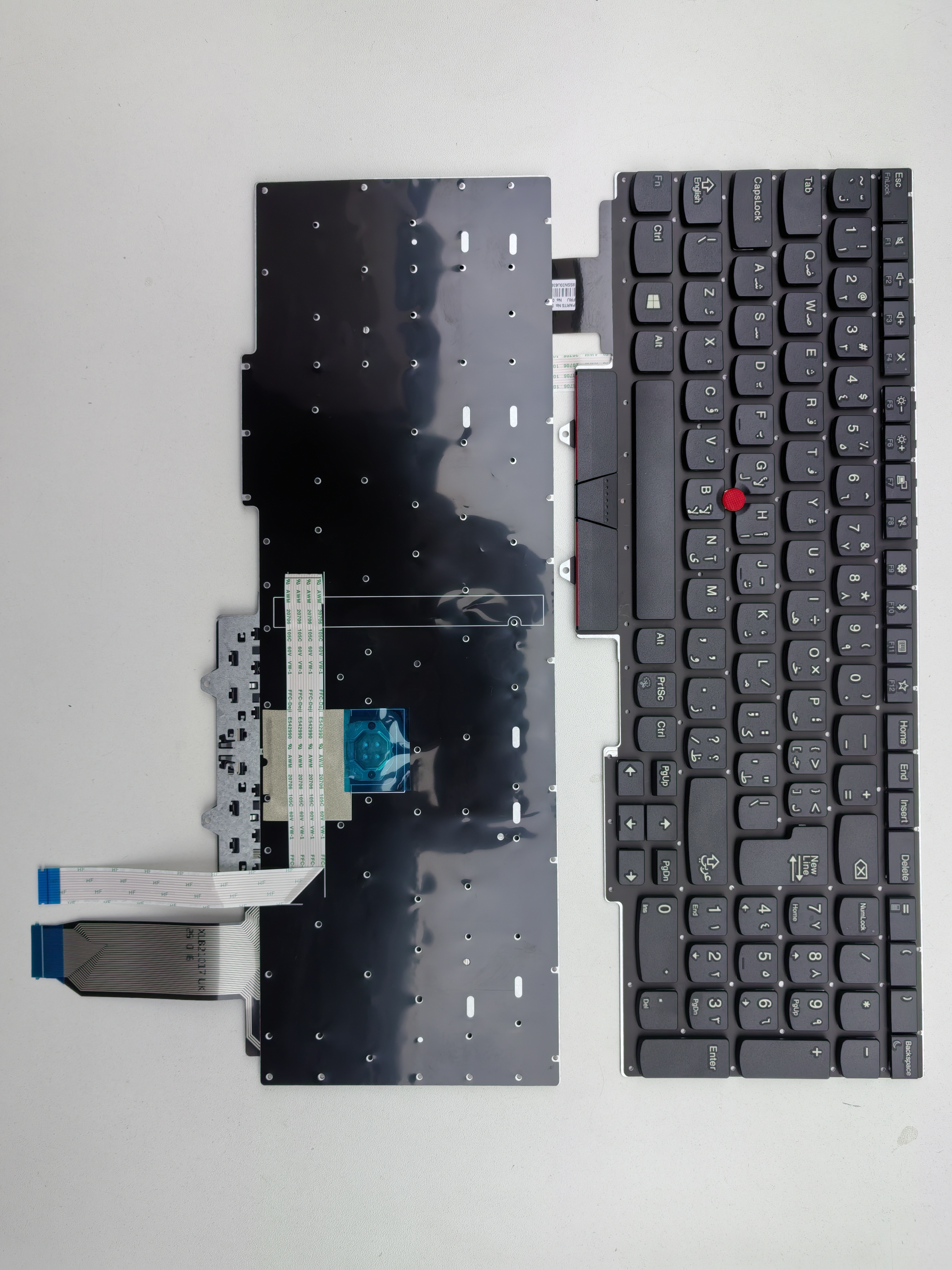 Picture of New Replacement Laptop Keyboard For IBM E15 Generation/E15 GEN1 Enter BLACK With Point (OEM) AR Layout